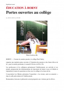 Article du Républicain Lorrain :
